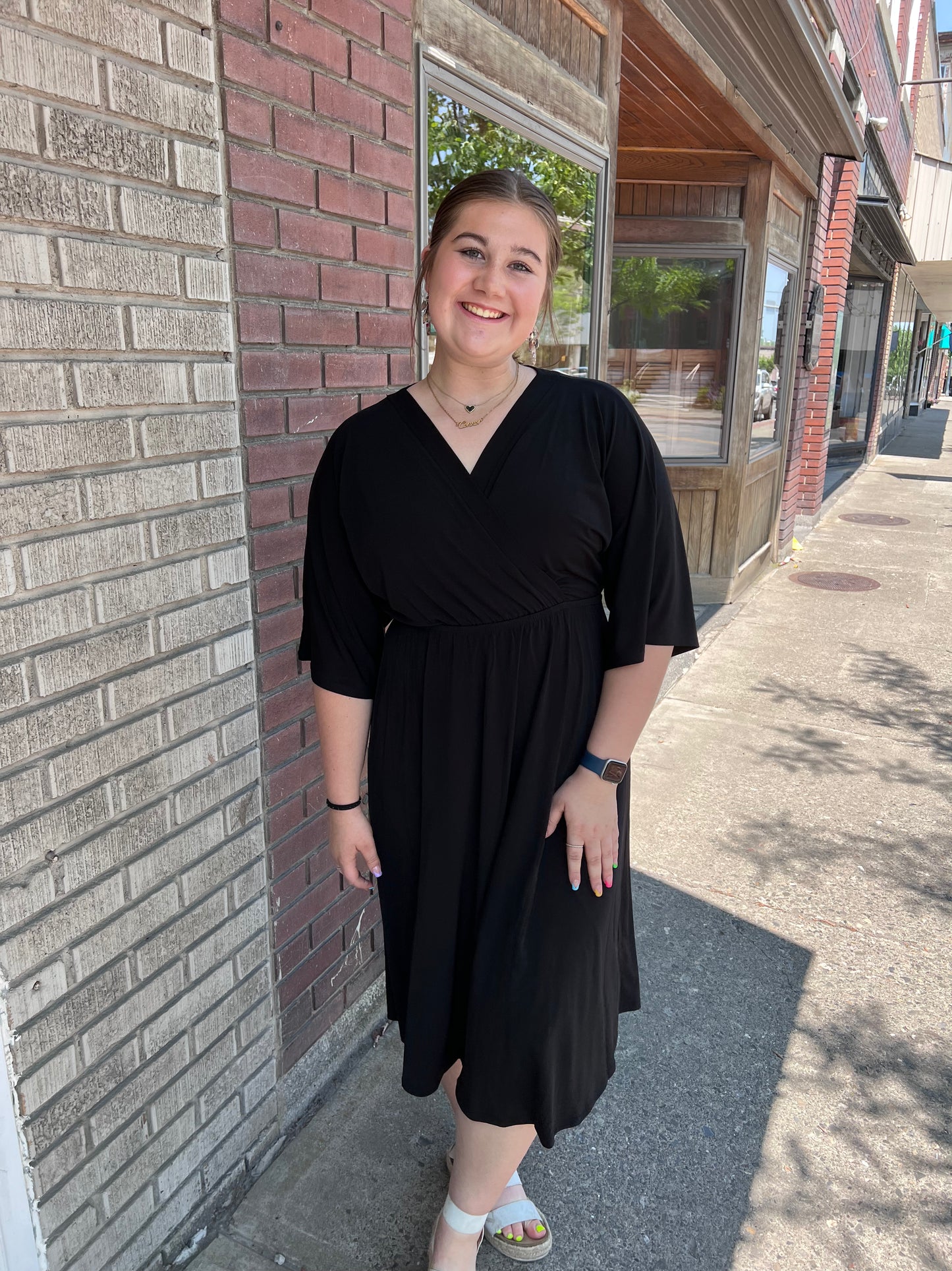 Ava Dolman Sleeve LBD