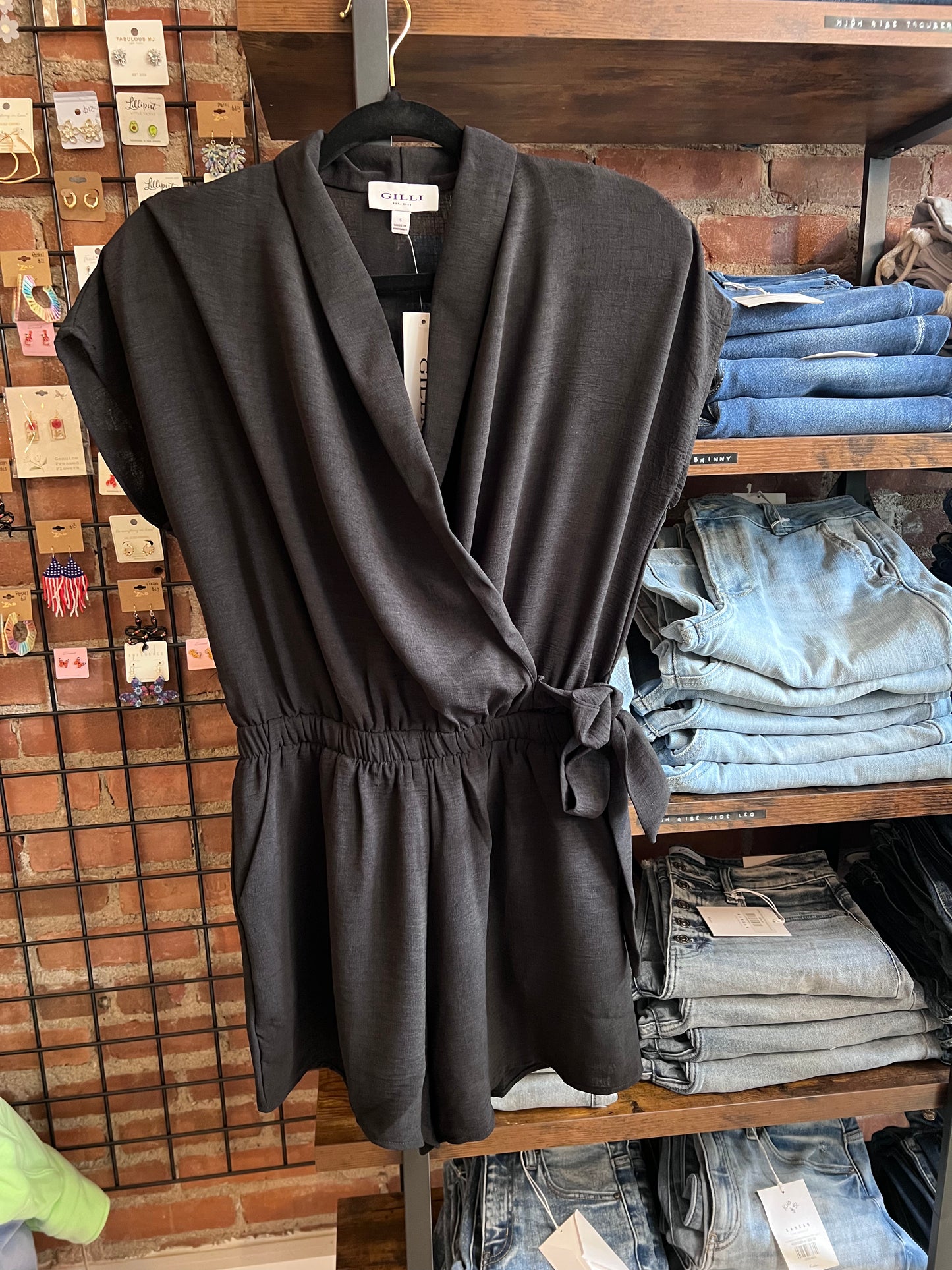Jillian Side Tie Romper