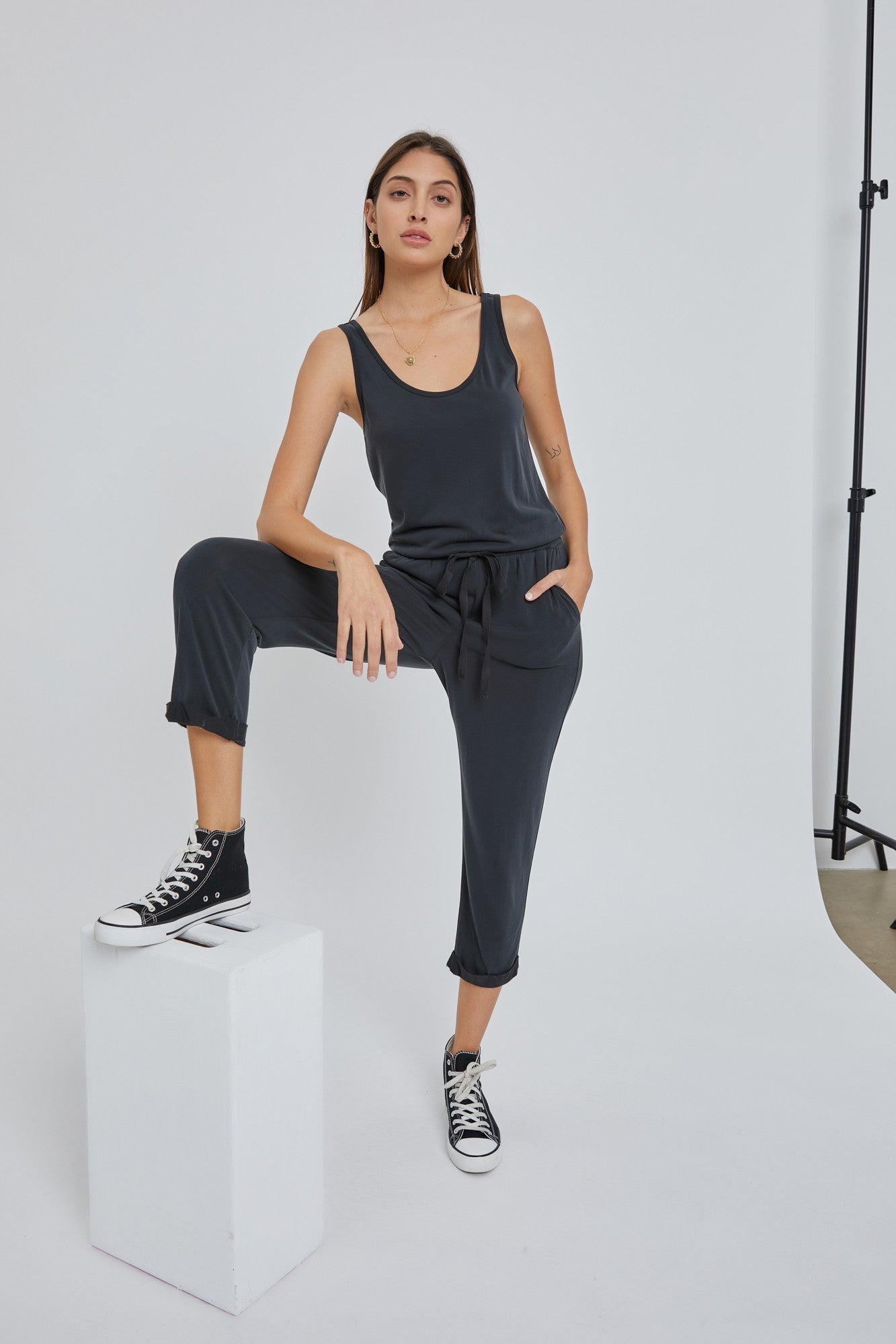 Meg Vintage Wash Jumpsuit