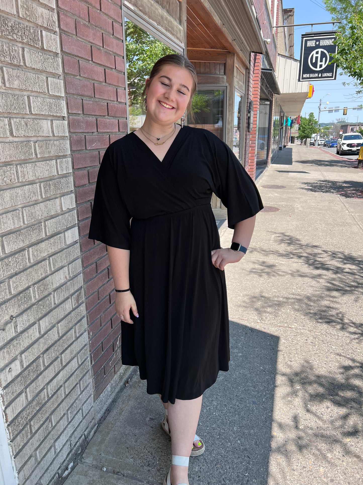 Ava Dolman Sleeve LBD