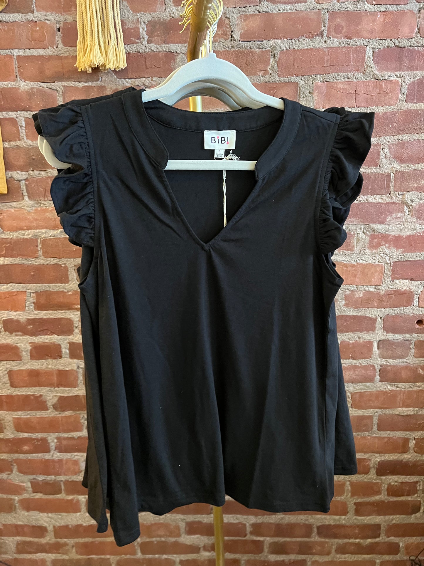 Katie Knit Ruffle Top - Multiple Colors