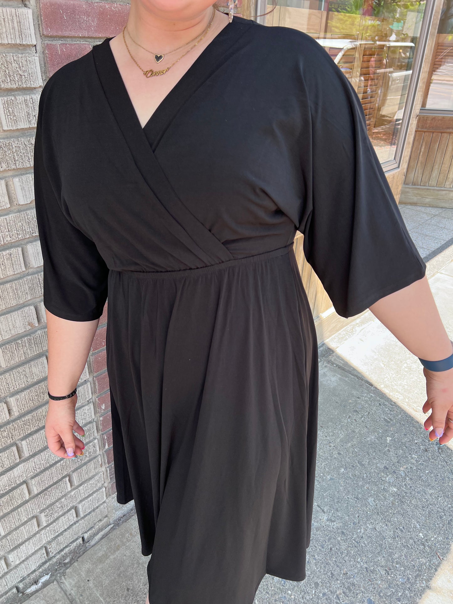Ava Dolman Sleeve LBD