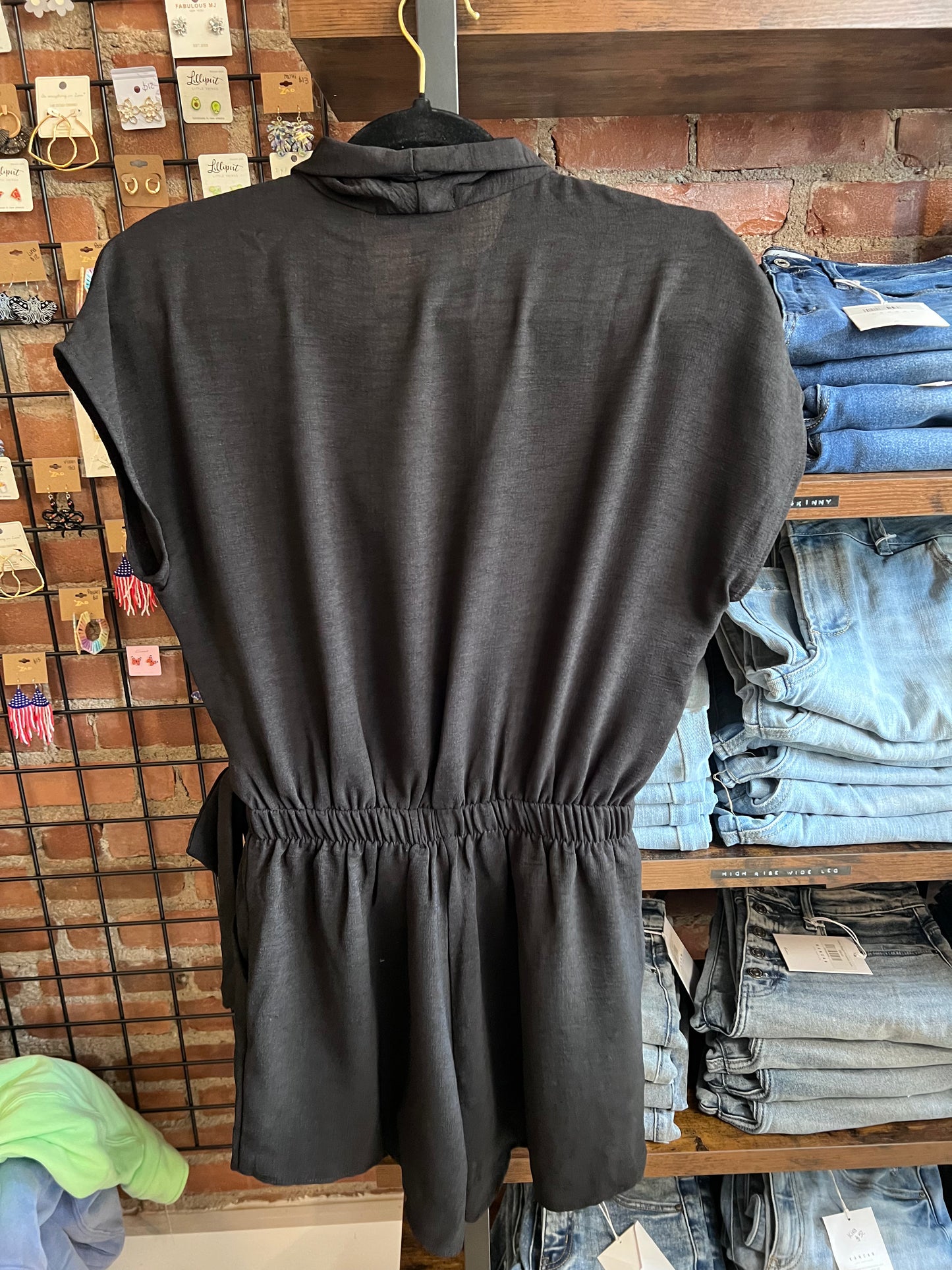 Jillian Side Tie Romper