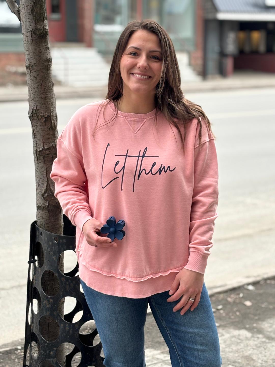 Let Them Burnout Fleece Sweatshirt - Free mystery gift included!