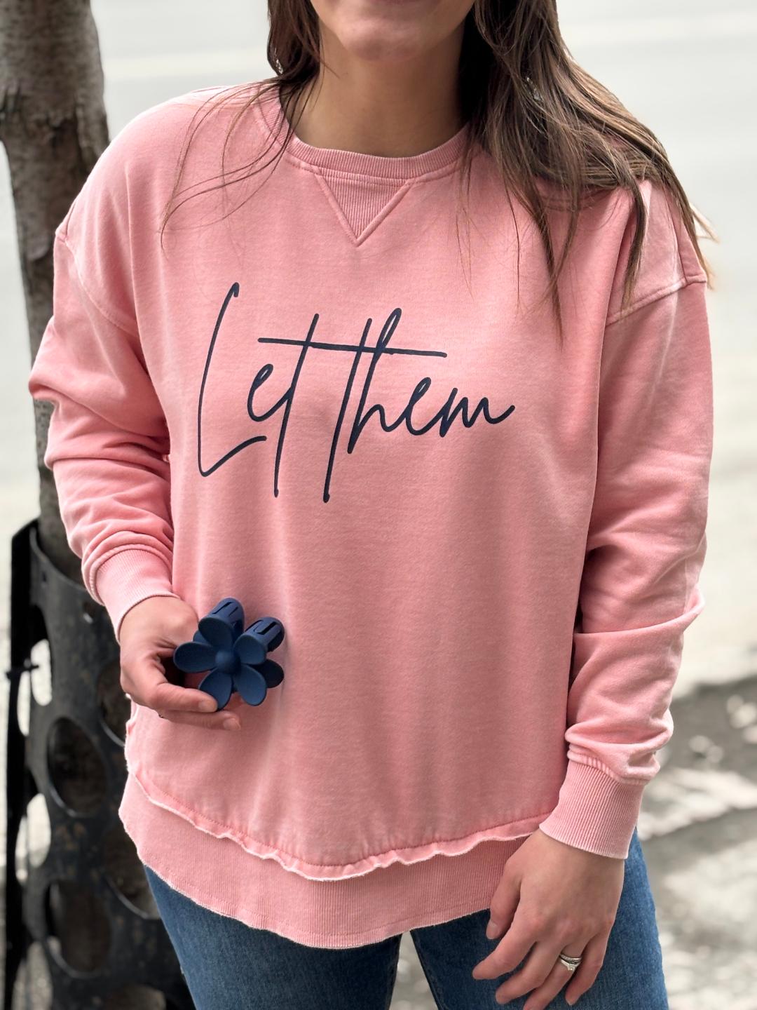 Let Them Burnout Fleece Sweatshirt - Free mystery gift included!