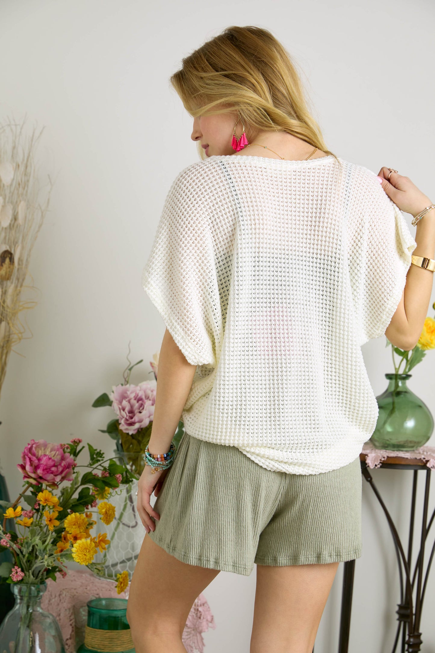 Josie Soft Rib Knit Shorts- Multiple Colors
