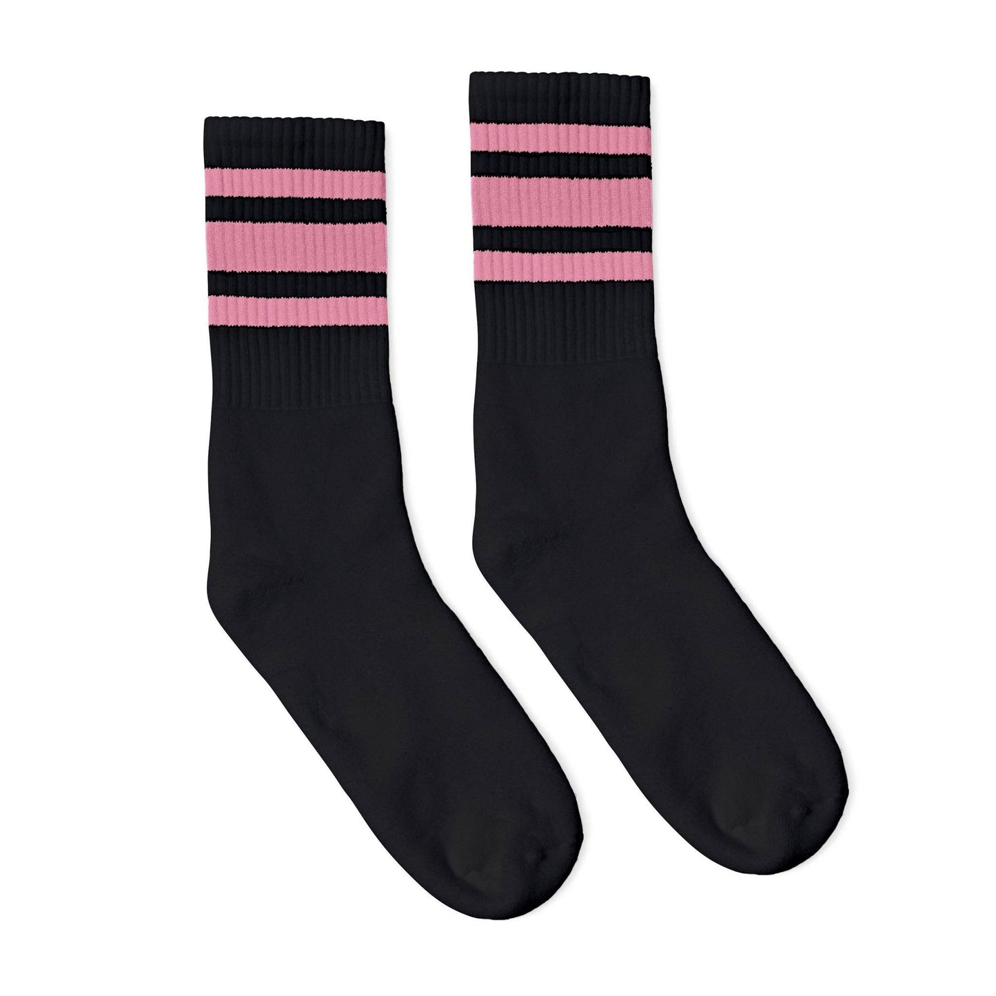 SOCCO Crew Black (w/Pink Stripe)