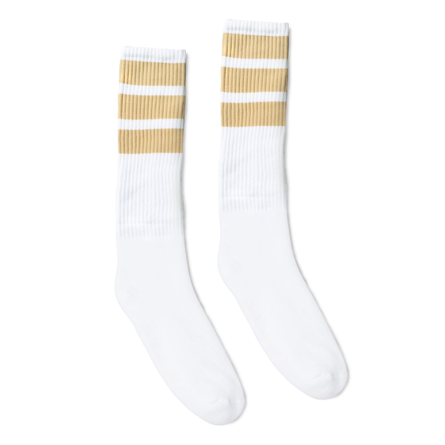 True Knee High Bold Stripes Vegas Gold | White
