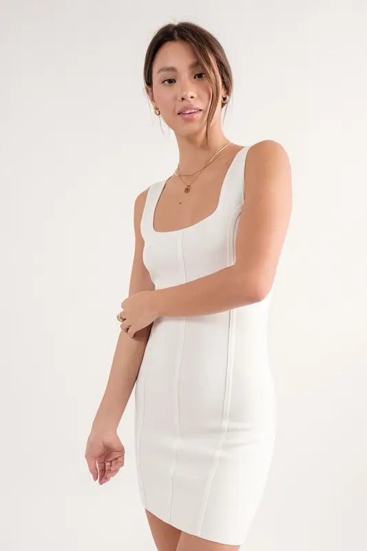 Jamie Knit Bustier Mini Dress