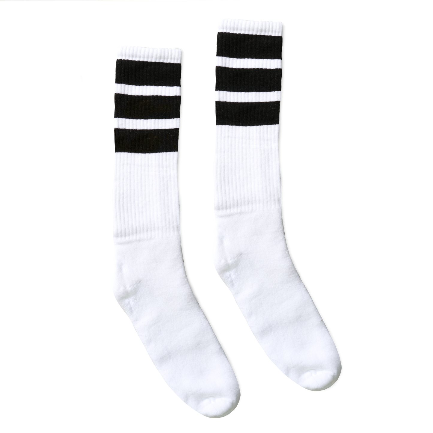 True Knee High Bold Stripes White | Black