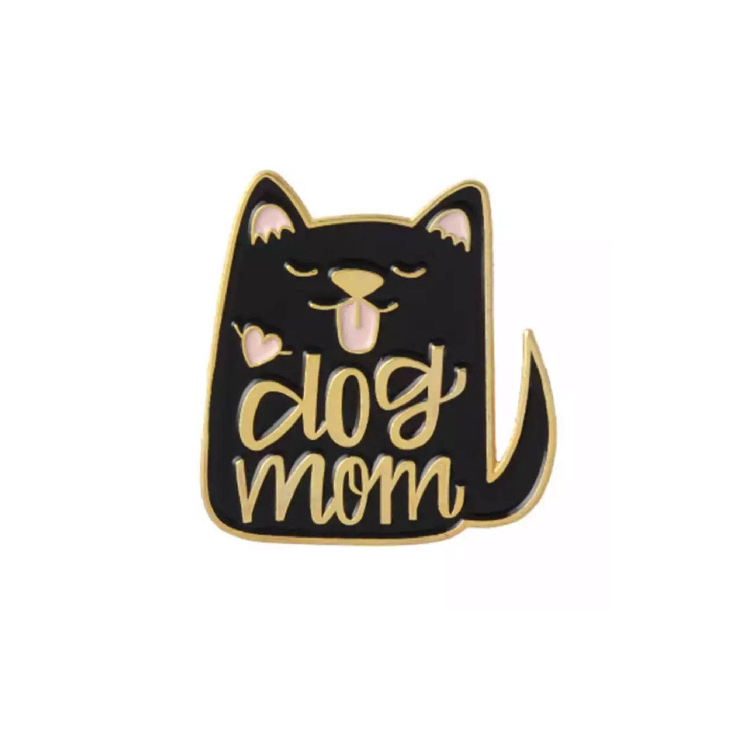 Dog Mom Enamel Pin