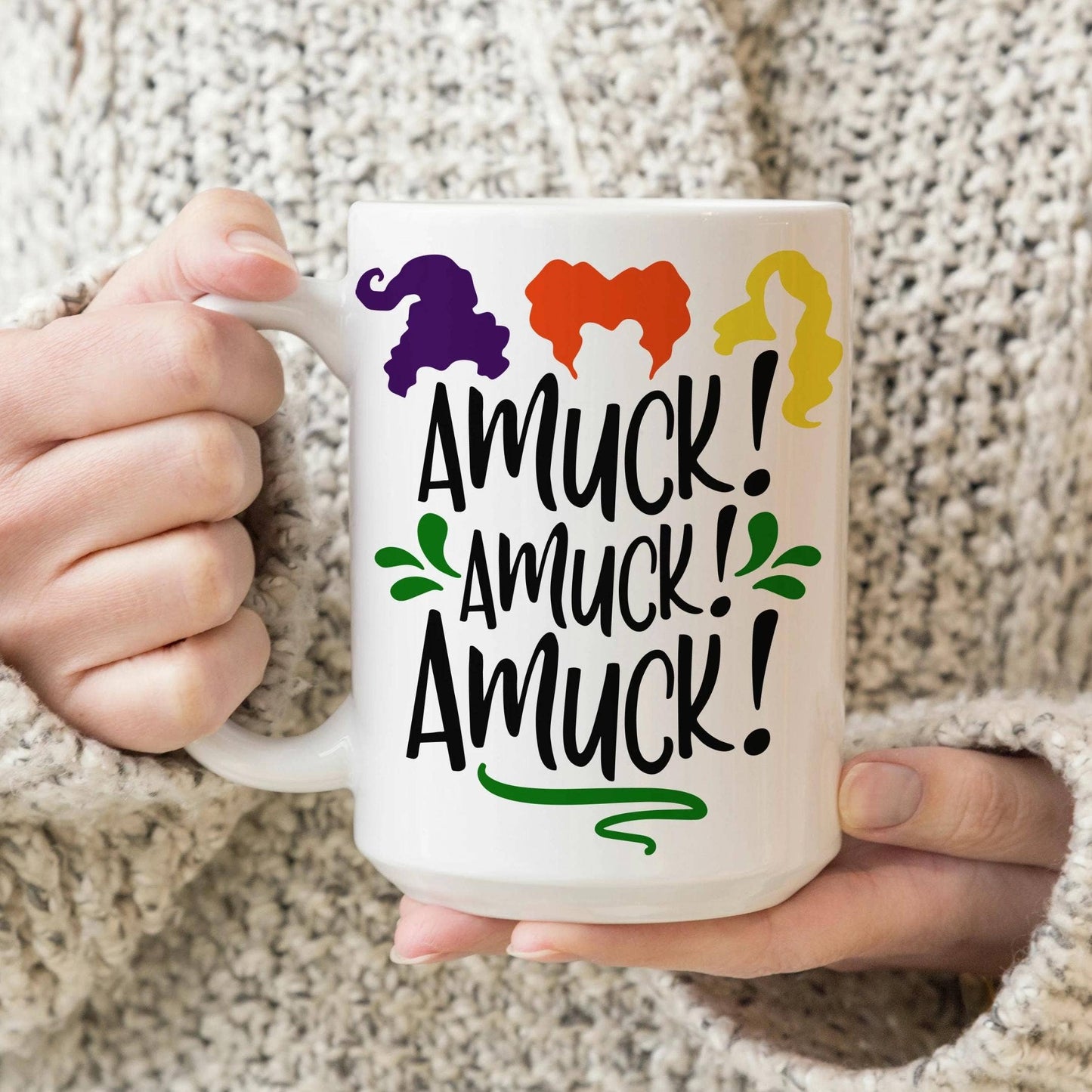 Halloween Amuck Amuck Amuck 15 oz Mug