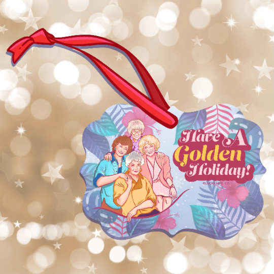 Have A Golden Holiday Ornament