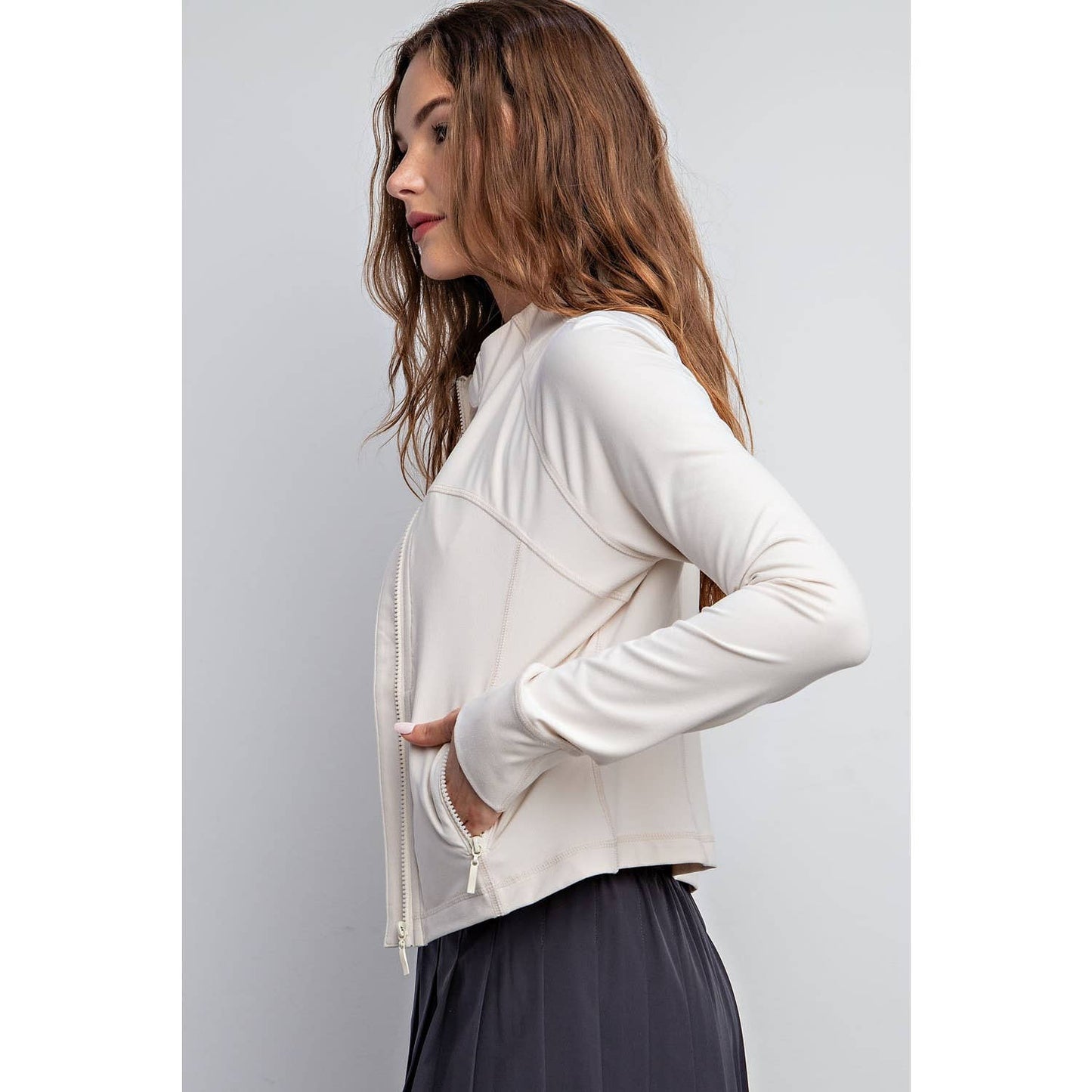 Butter Soft Cropped Active Jacket - Multiple Colors