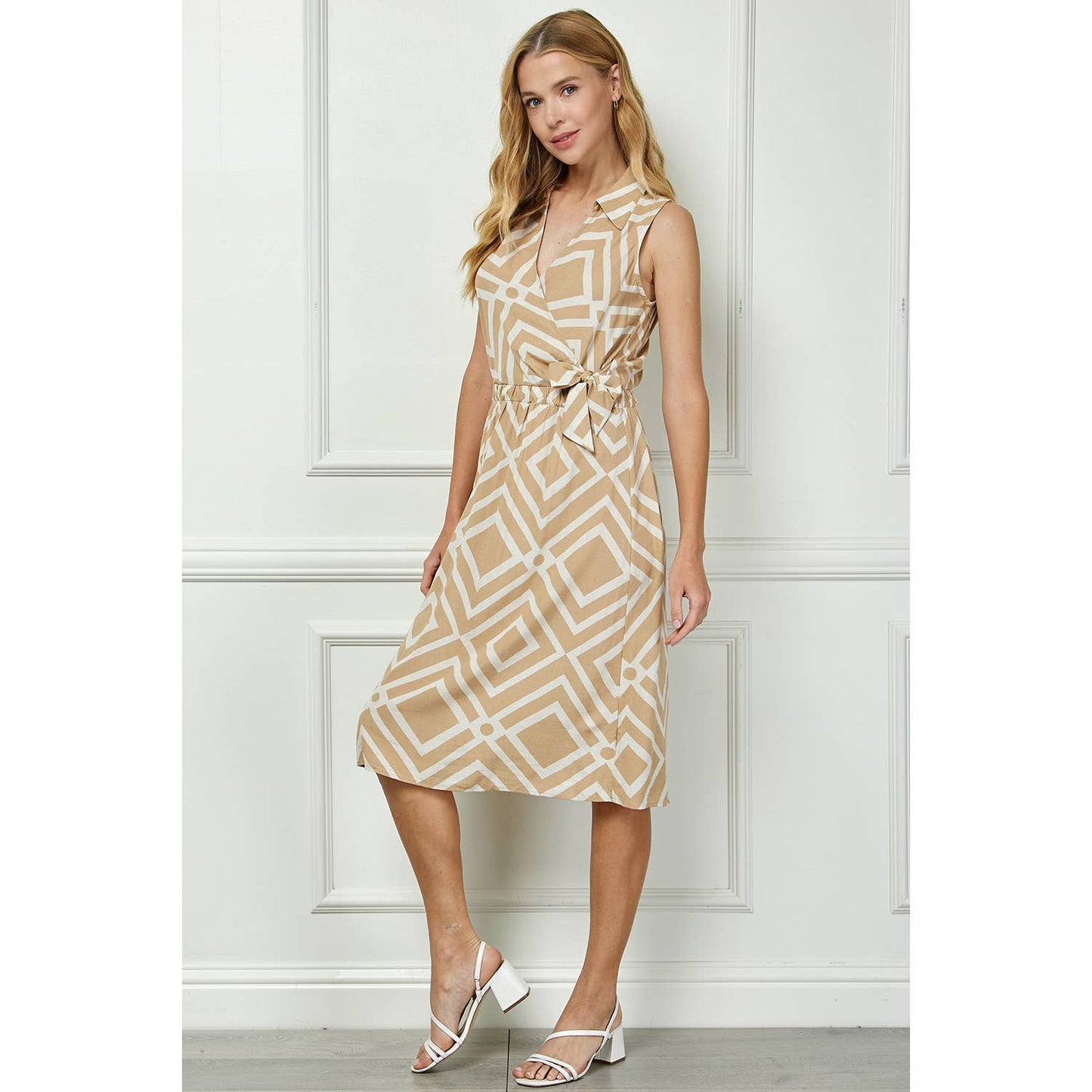 Maysen Geometric Print Dress S-XL