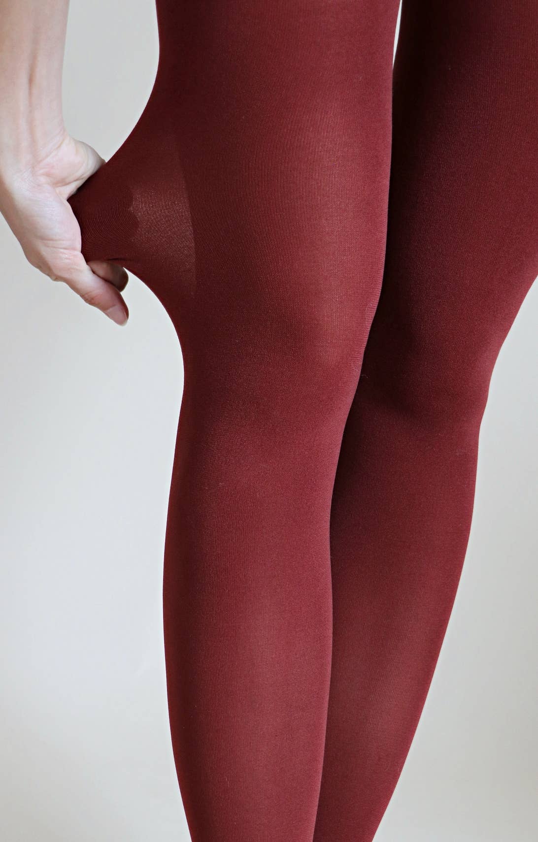 OPAQUE ZOKKI COLORED TIGHTS - Merlot