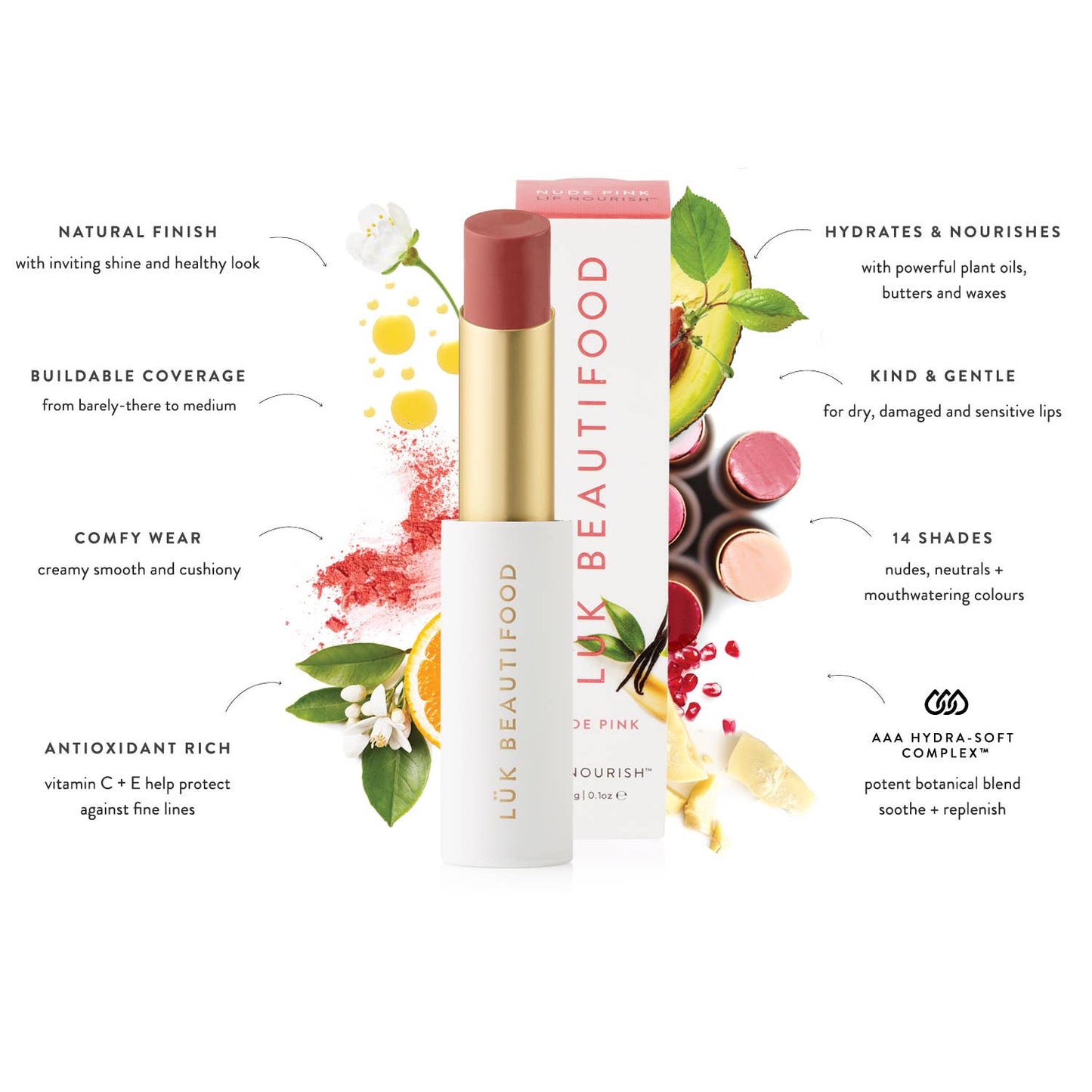 Lip Nourish™ Lipstick - Multiple Colors