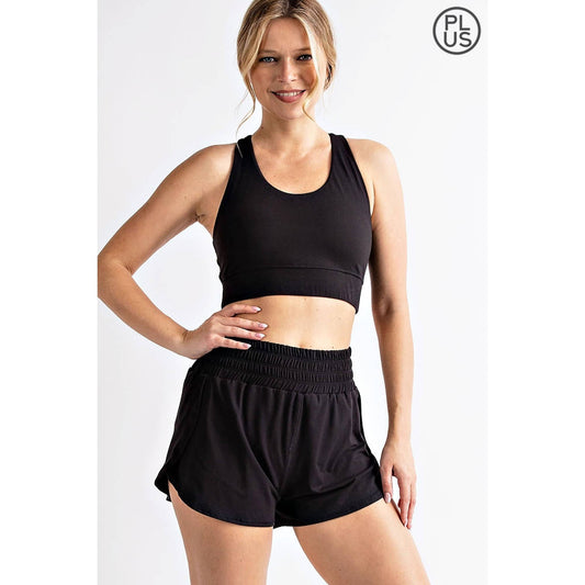Curvy Butter Soft Track Shorts