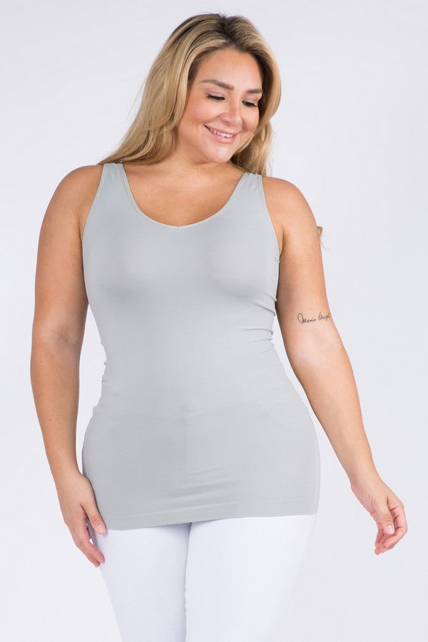 Plus Size Reversible Tank - Multiple Colors