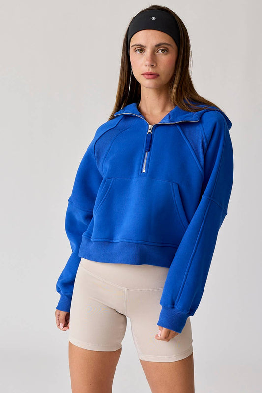 Royal Blue Hooded Sweatshirt