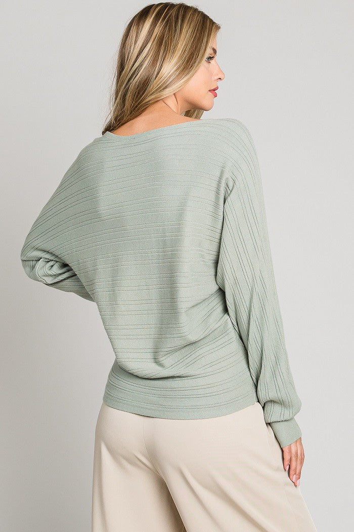 Soft Ribbed Pullover - Multiple Colors
