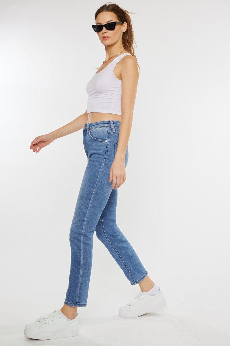 Leni High Rise Slim Straight KanCan Jeans