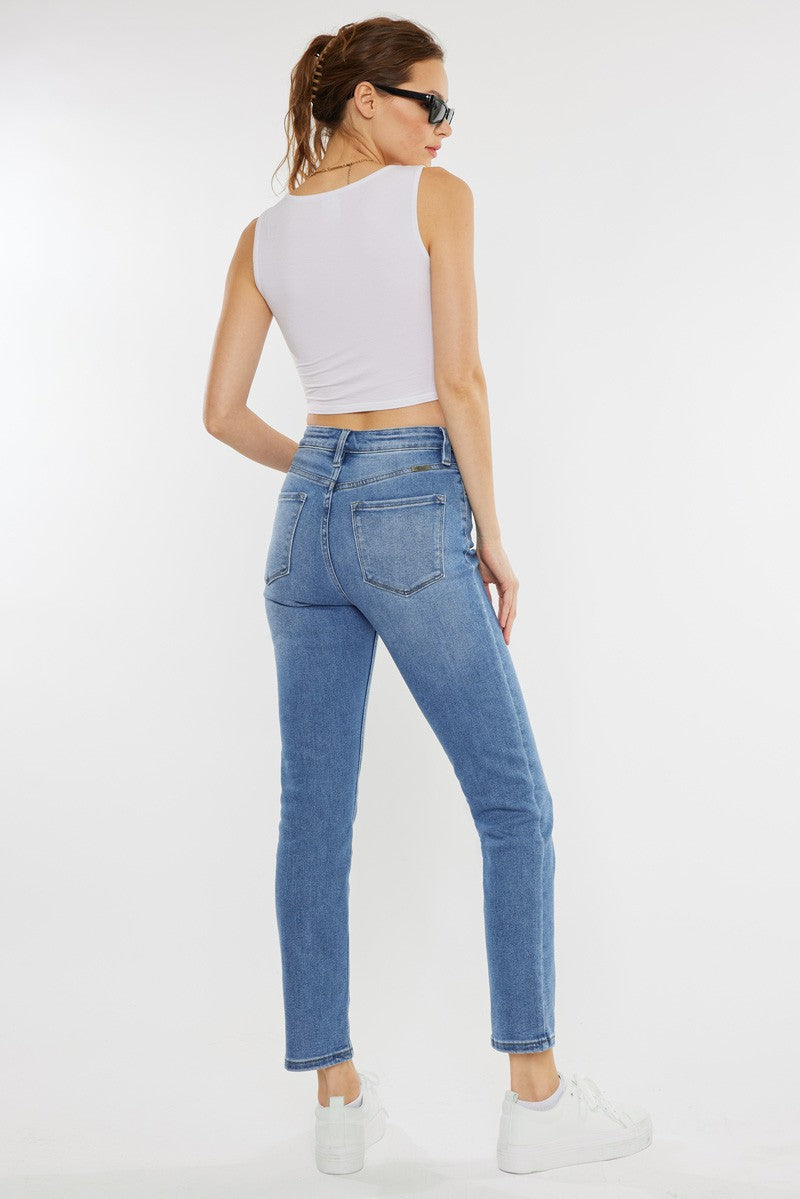 Leni High Rise Slim Straight KanCan Jeans