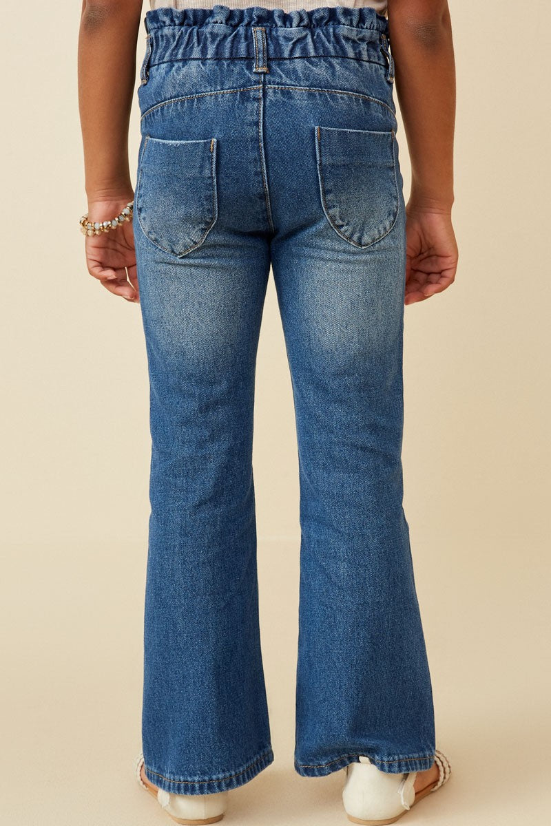 Girl's Flared Denim Jeans