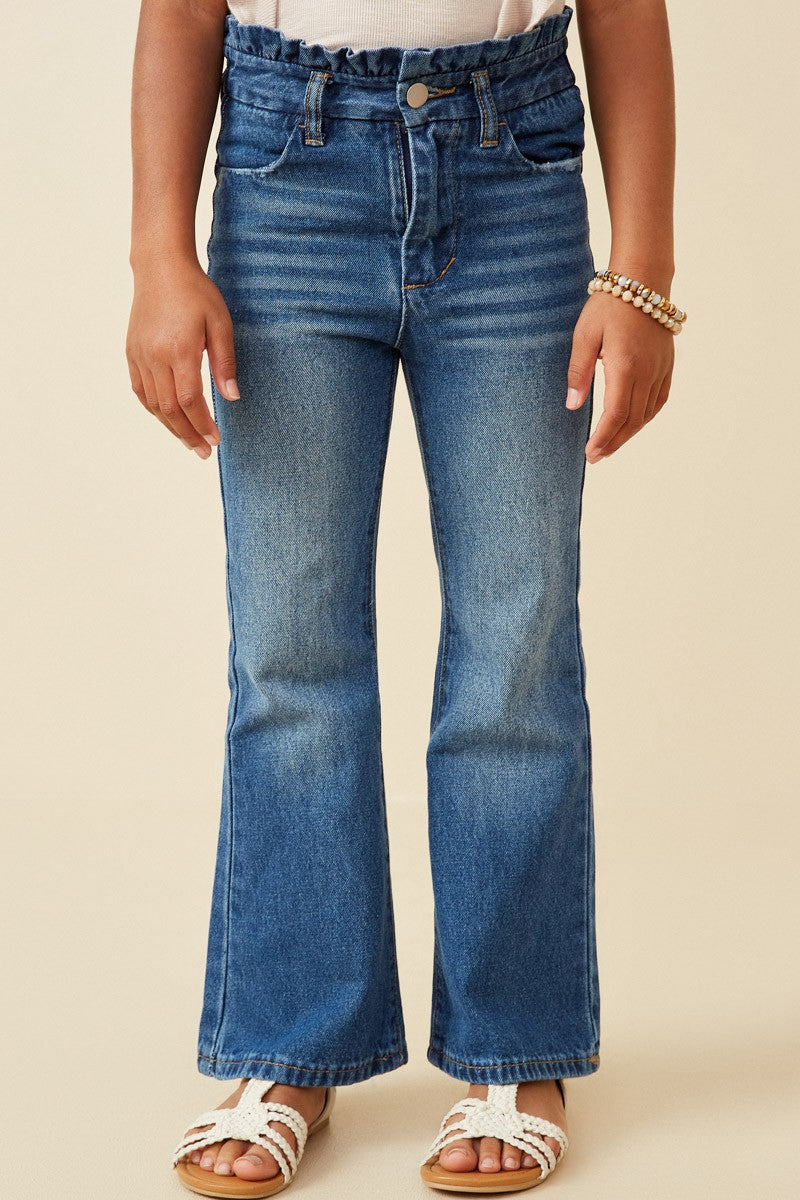 Girl's Flared Denim Jeans