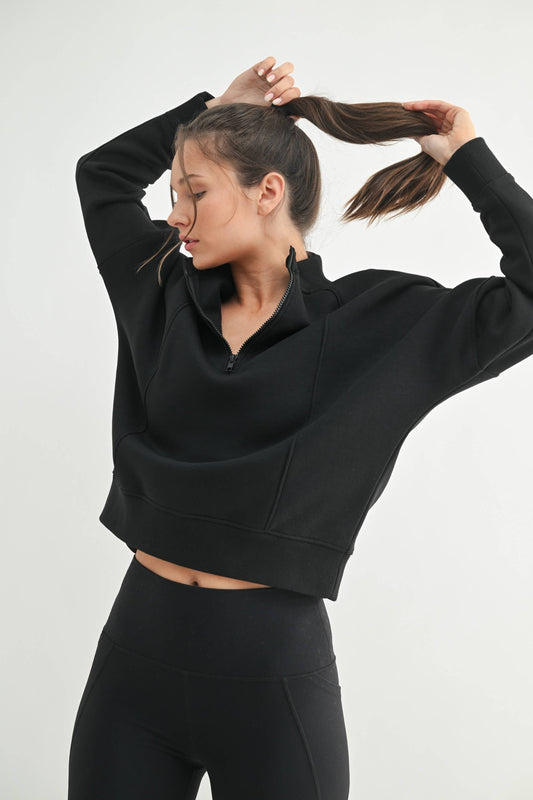 Quarter Zip Pullover Sweatshirt - New Color