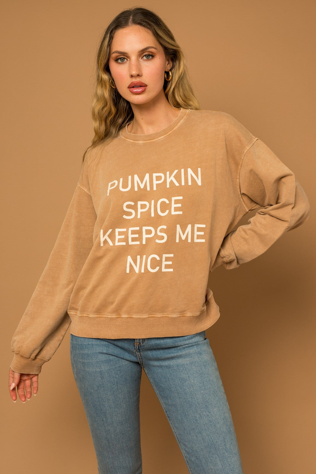 Pumpkin Spice Keeps Me Nice Sweatshirt