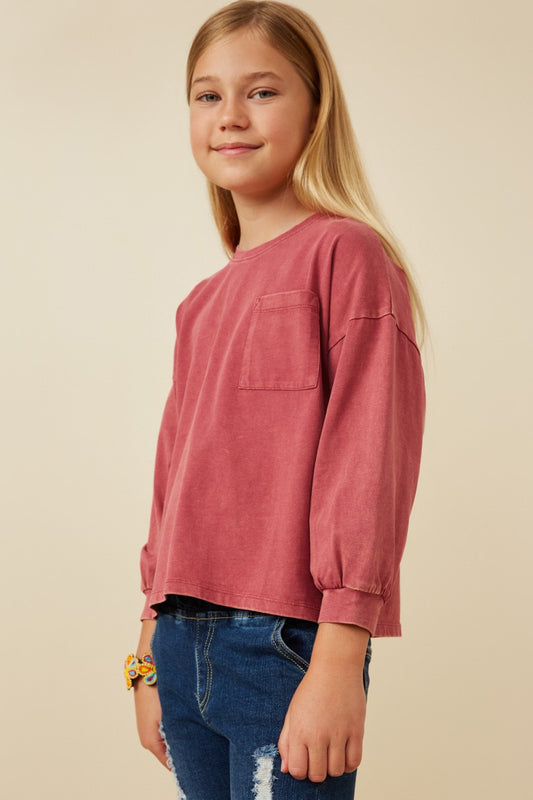 Girls Long Sleeve T-Shirt - Multiple Colors