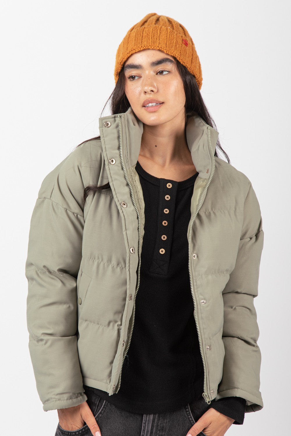 Amber Puffer Jacket - Multiple Colors