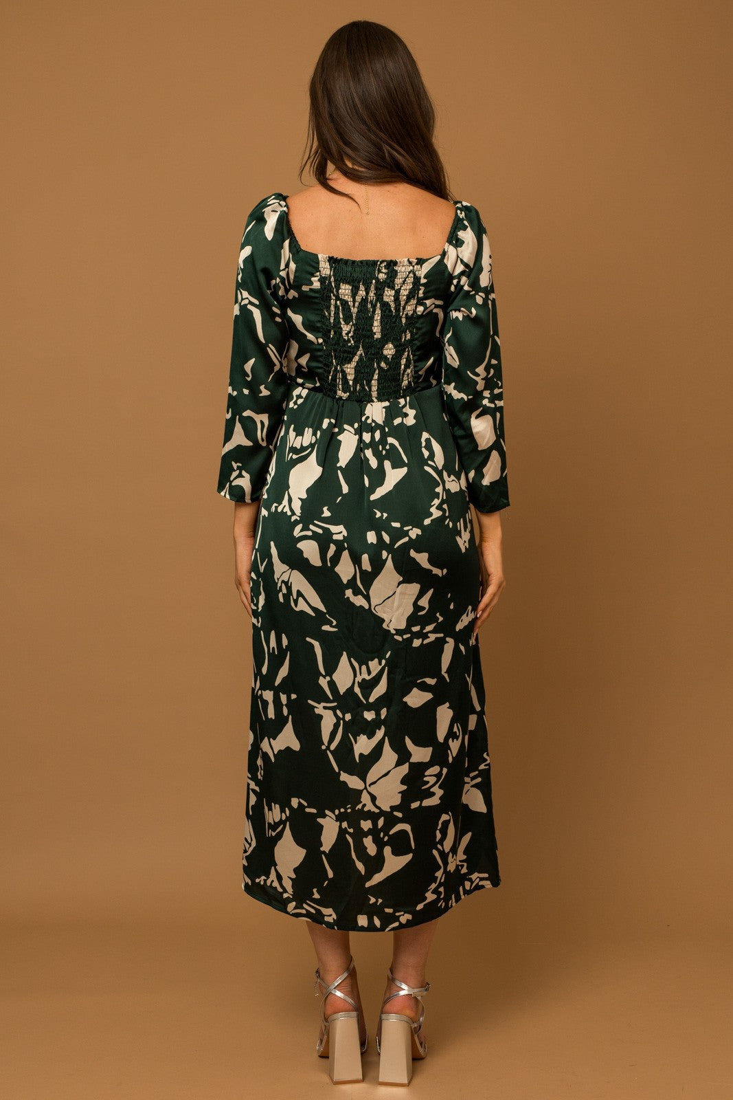 Margot Abstract Midi Dress