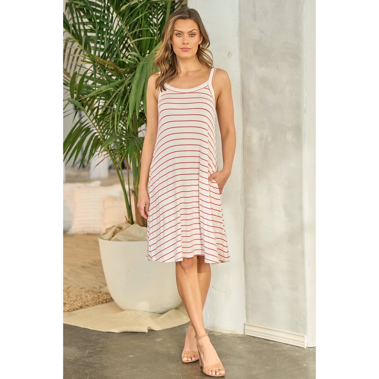 Collins Camisole Striped Dress