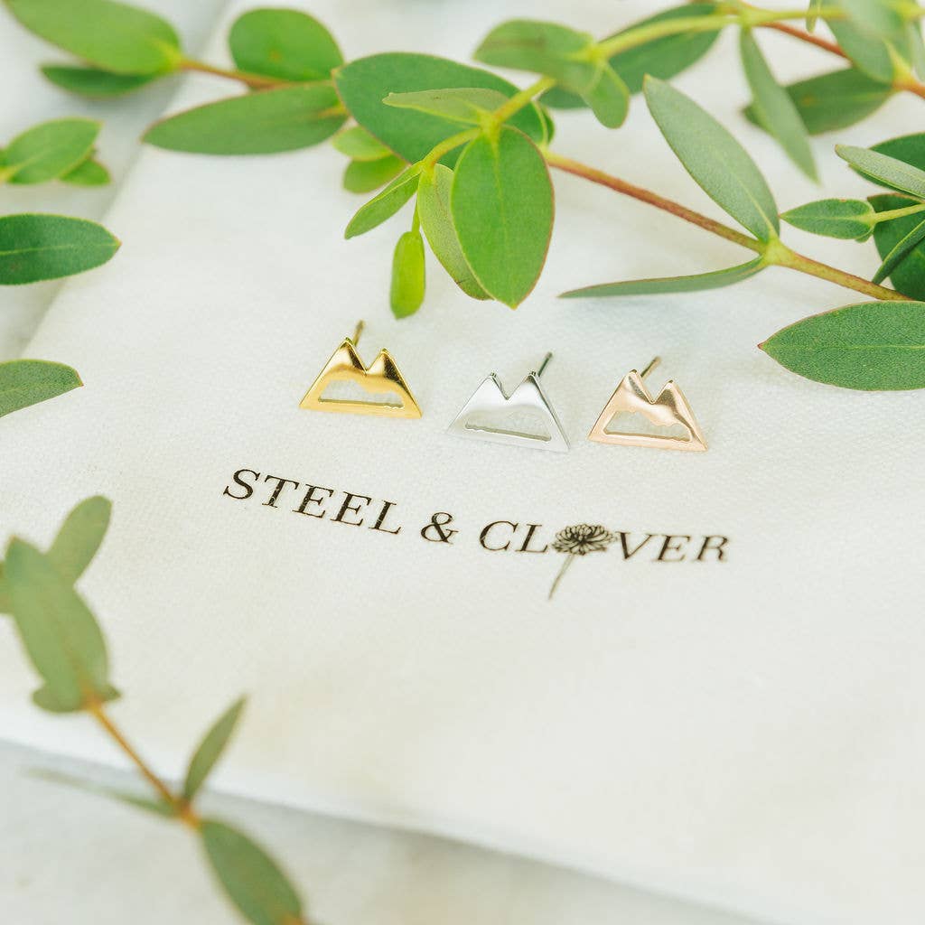 Mountain Stud Earrings