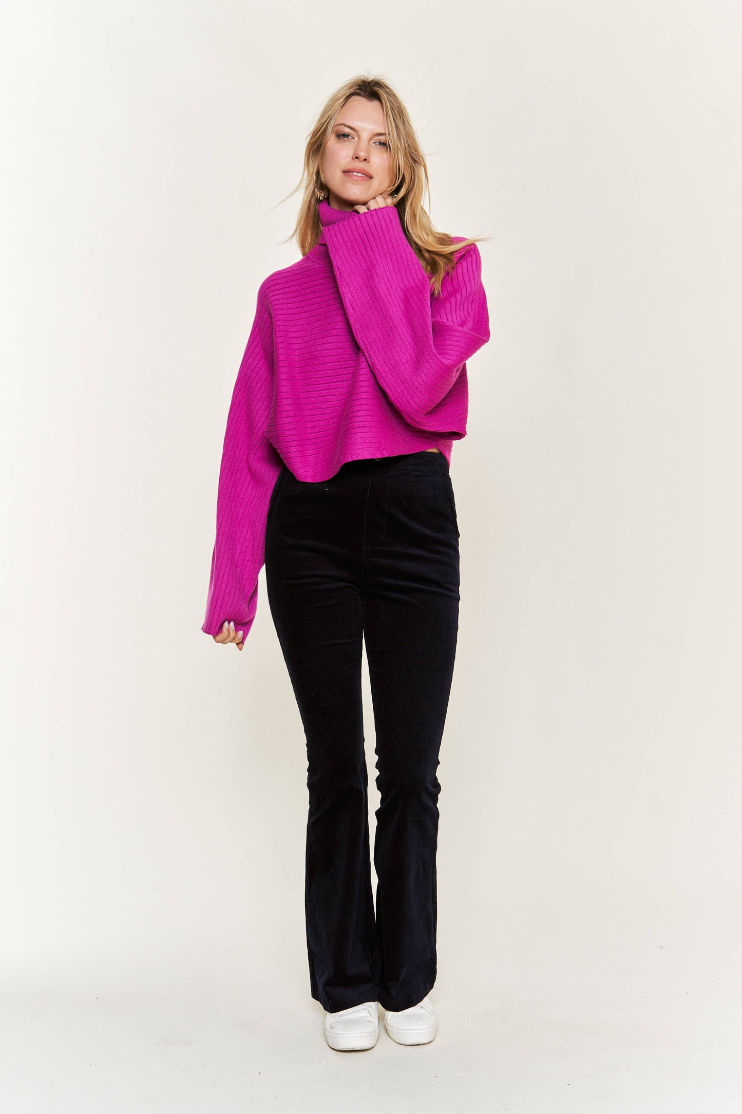 Selene Wide Sleeve Sweater - Multiple Colors