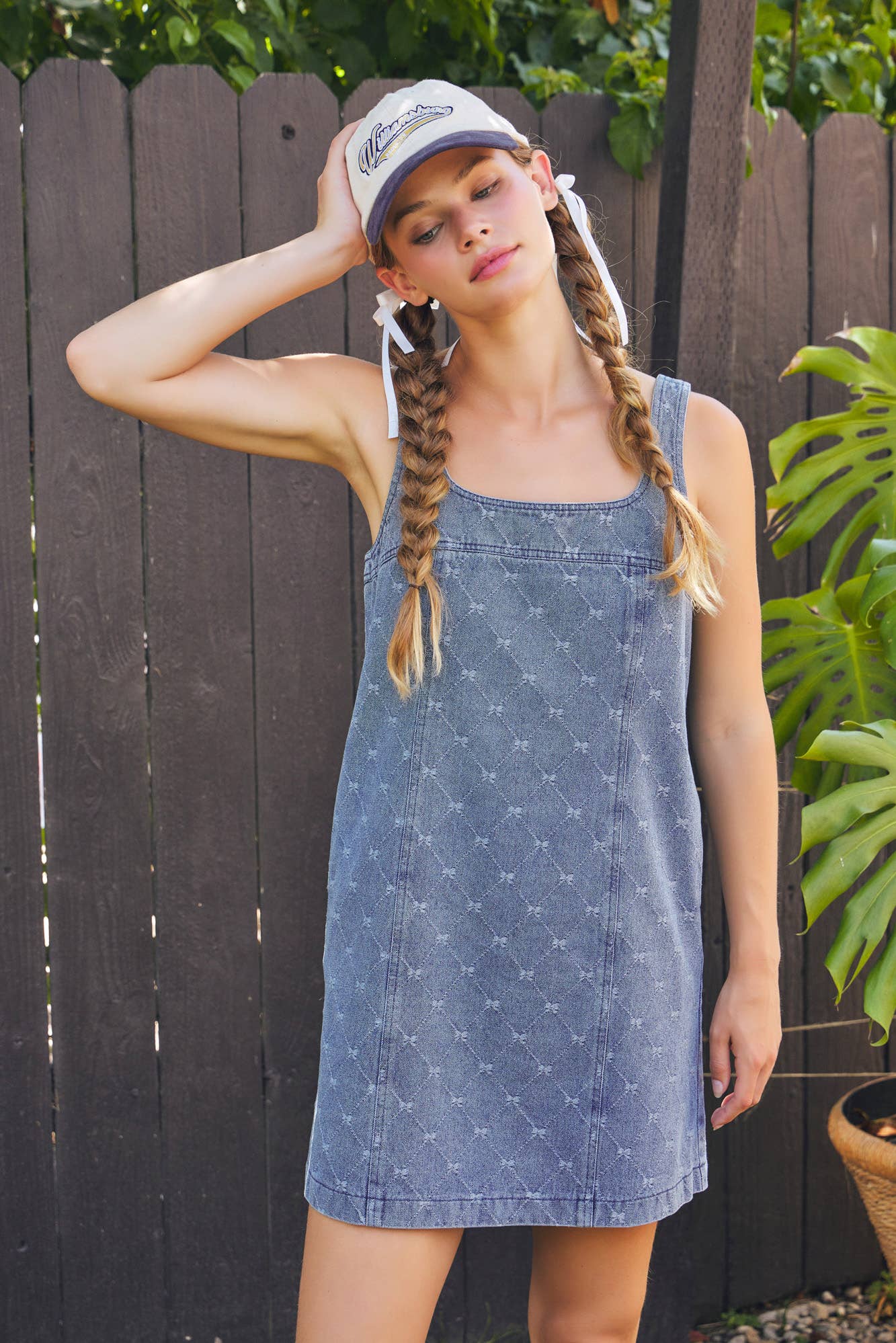 Coquette Denim Dress