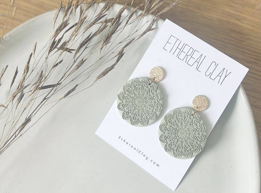 Boho Clay Earrings - Multiple Colors