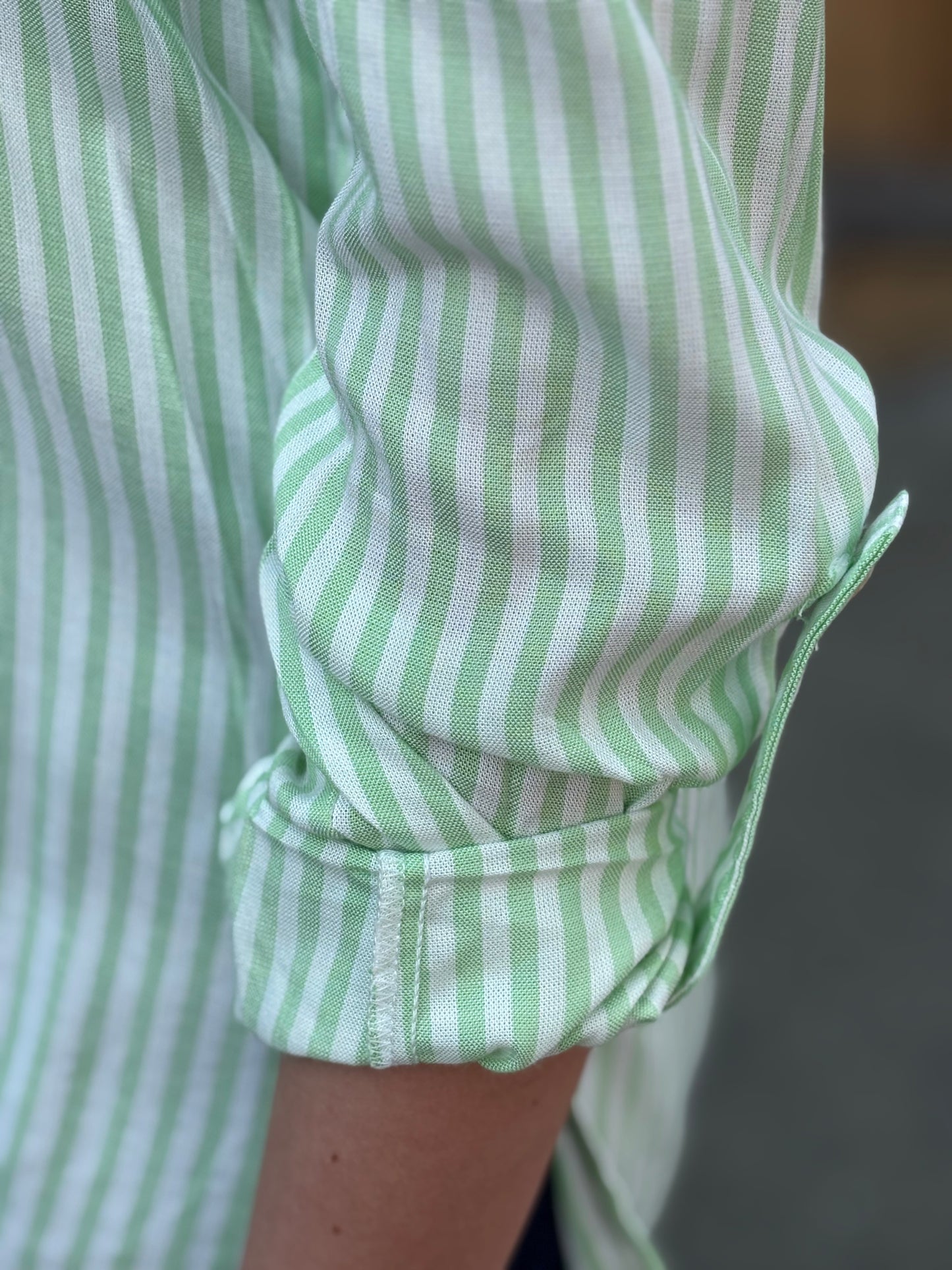 Quinn Striped Roll Up Sleeve Shirt - Multiple Colors