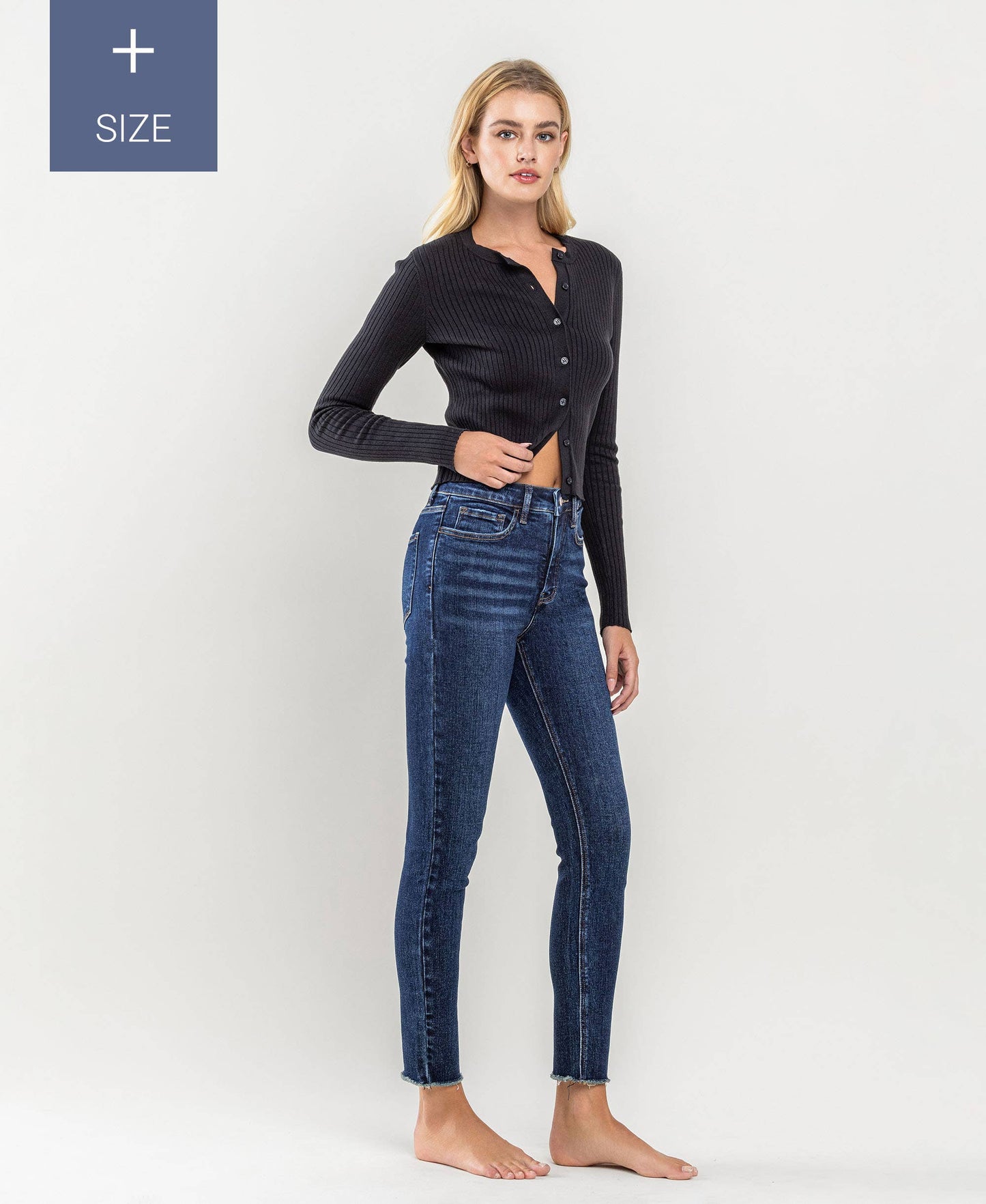 Curvy Evelyn Tummy Control Skinny Jeans