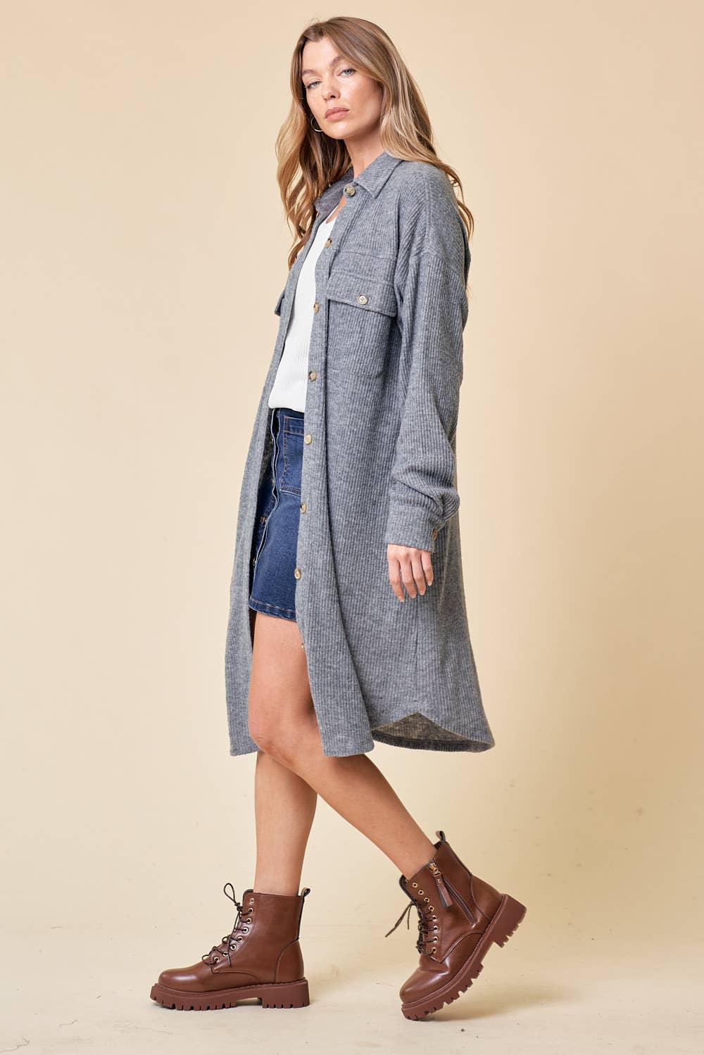 Dayna Duster Knit Shacket