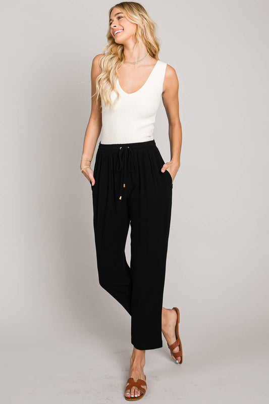 Tina Pull On Linen Pants