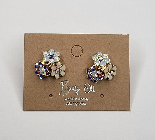 Floral Cluster Earrings