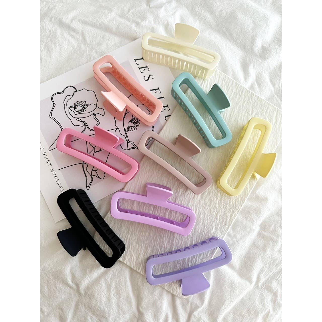 XL Matte Hair Clip - Multiple Colors