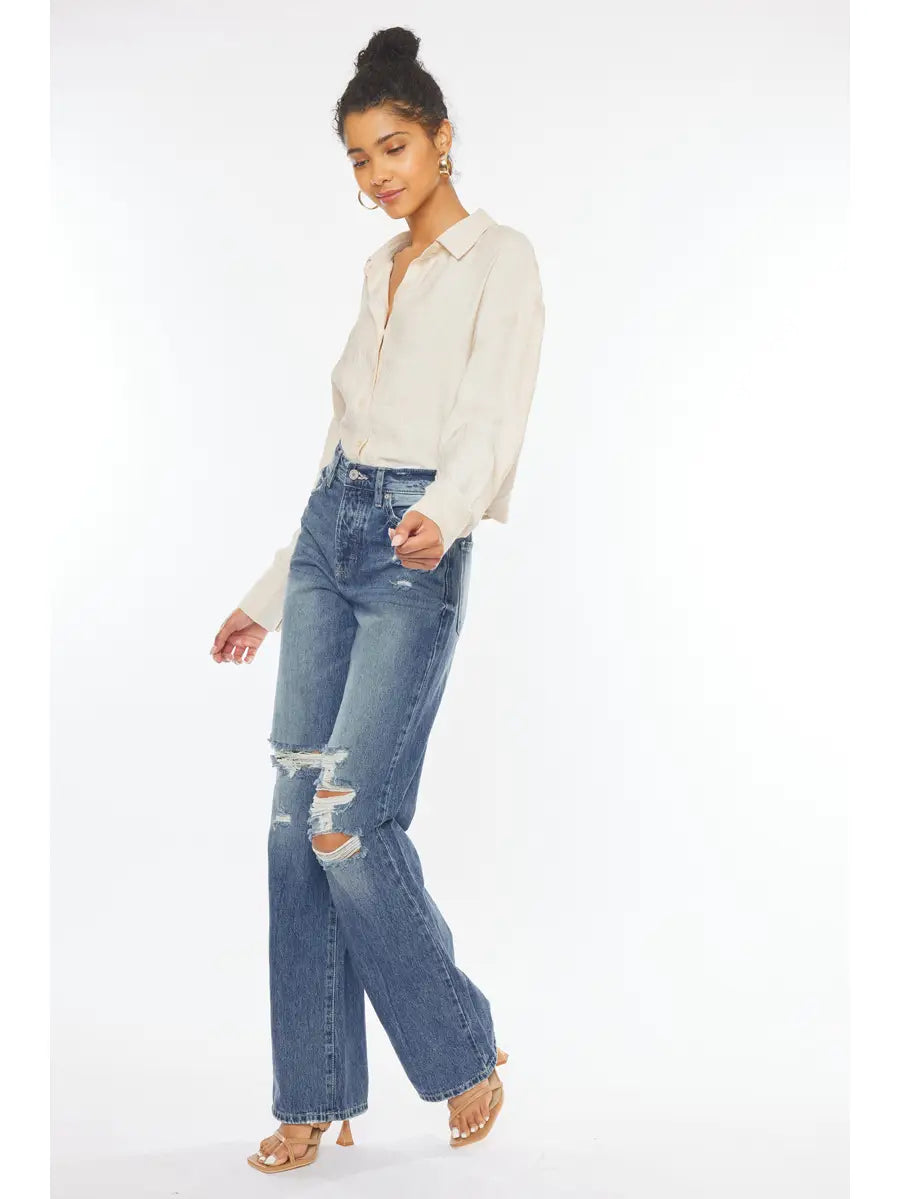 Gwen High Rise 90s Flare Kancan Jeans