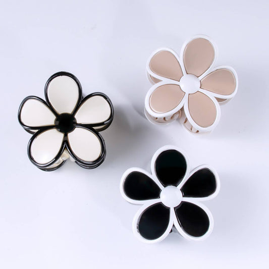Elegant Flower Clip - Multiple Colors