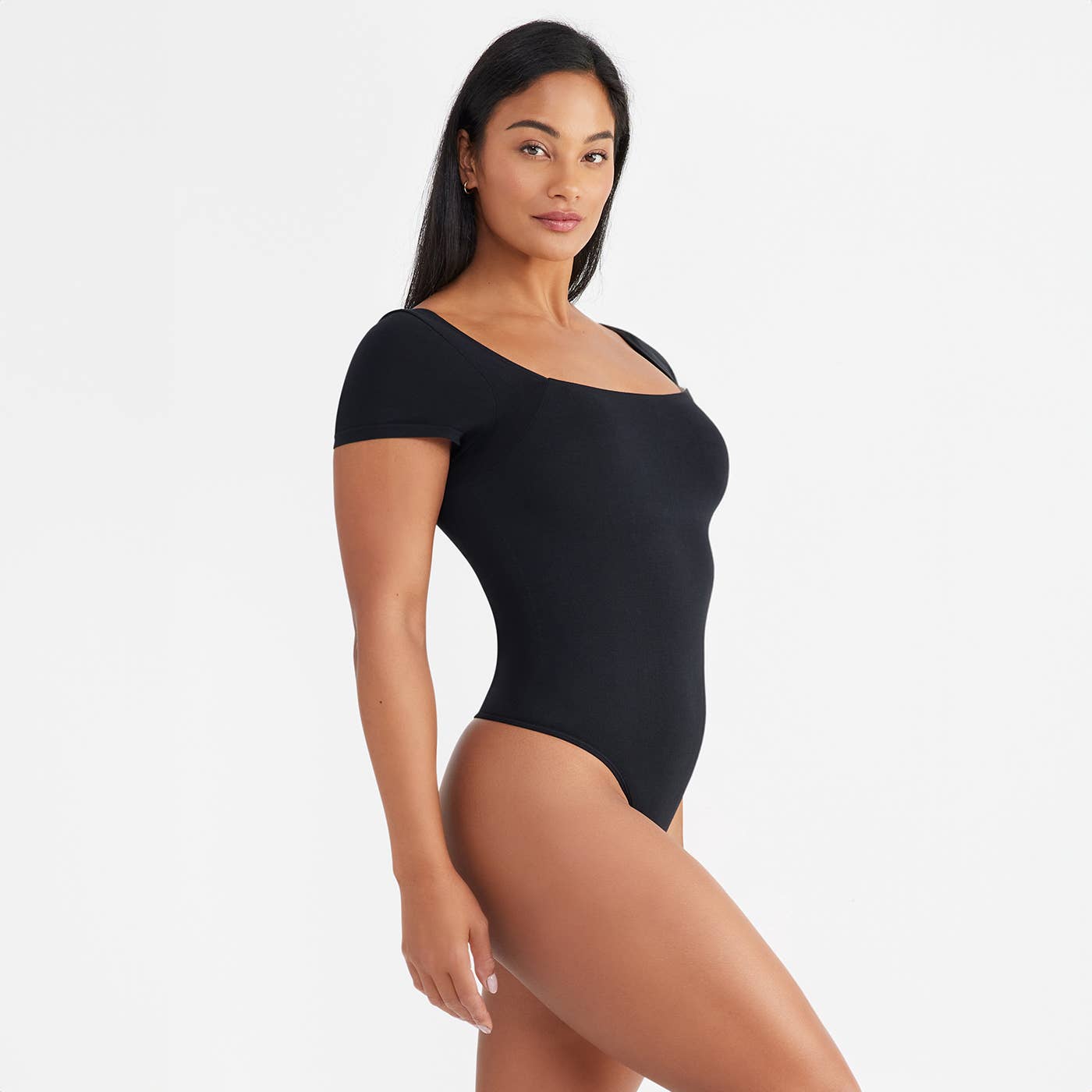 Anette Shaping Thong Bodysuit - Cotton Seamless - Multiple Colors