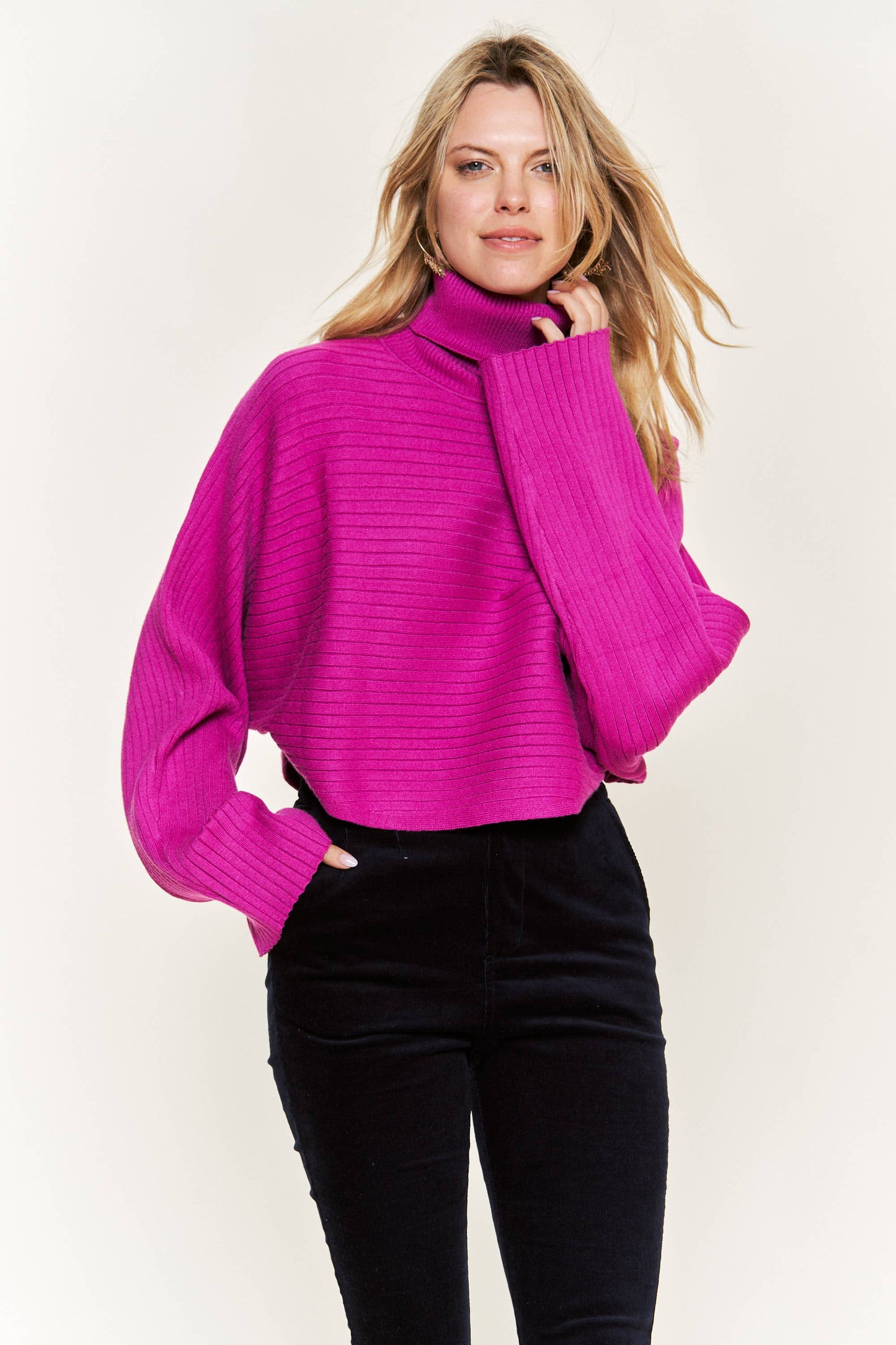 Selene Wide Sleeve Sweater - Multiple Colors