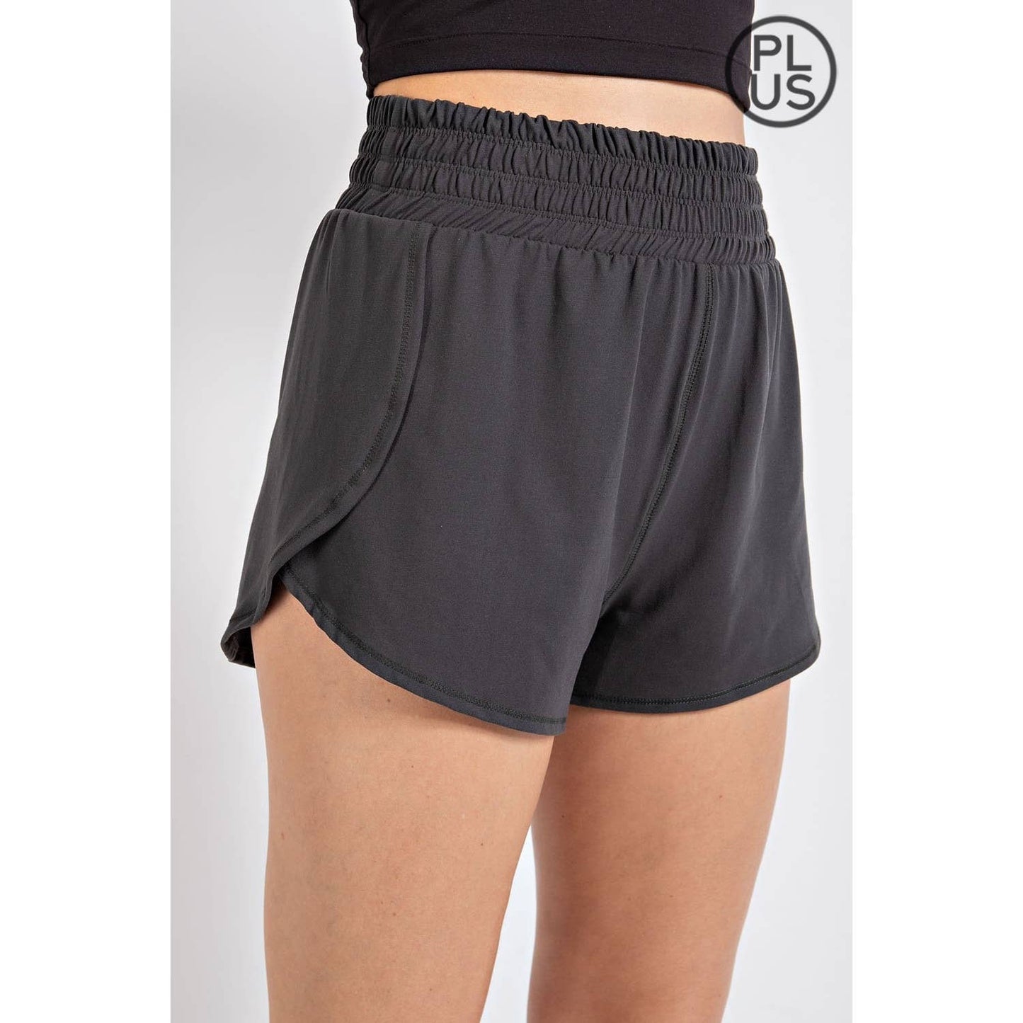 Curvy Butter Soft Track Shorts
